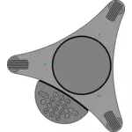 Vector graphics of conference office phone