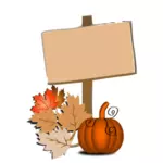 Grafica vettoriale simbolo d'autunno