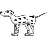 Vector illustration of Dalmatian
