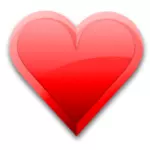 Corazón icono vector de la imagen