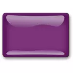 Gloss tombol persegi violet vektor gambar