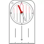 Compass device clip art
