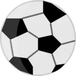 Fotbalový míč kreslený klipart
