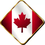 Kanadensiska badge vektorbild