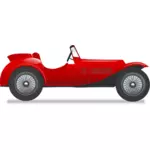 Vintage race auto vectorillustratie
