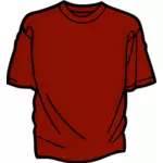 Red Tricou grafică vectorială