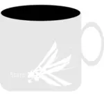 Coffee cup with stars