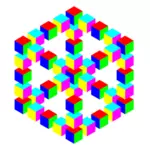 六角形のキューブ