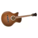 Image clipart vectoriel guitare acoustique