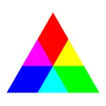 カラフルな三角形