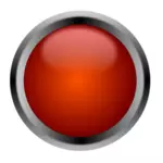 Botão contorno vermelho
