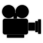 Graphiques vectoriels de l'icône de caméra film