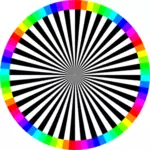 Kleurrijke pallette vectorafbeeldingen