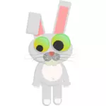 Conejo de dibujos animados Clip Art
