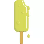 柠檬冰淇淋矢量图