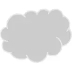 灰色の雲ベクトル グラフィック