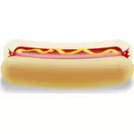 Hot dog vektör çizim