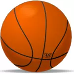 Baloncesto deporte juego prediseñadas de vector de bola
