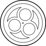 Circle design vector image