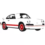 Porsche araba vektör çizim