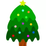 Vánoční strom dekorace vektor