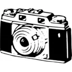 Vector image of classic Russian style camera