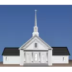 Kirche Vektor Clip Art-Bild