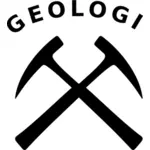 Gráficos del vector símbolo geología