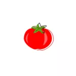Sztuka pomidor grafiki wektorowej
