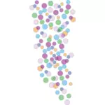 Renkli baloncuklar küçük resim vektör