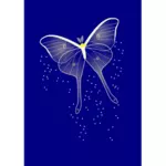Image clipart vectoriel papillon lumineux