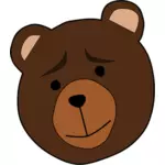 哭泣的泰迪熊的向量剪贴画