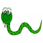 Vector de la imagen de la serpiente de cascabel