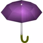 Violetti sateenvarjo vektori piirustus