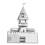 Desenho vetorial de castelo