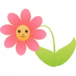 Flower with face