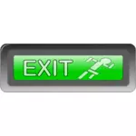 Vector clip art of press for exit button