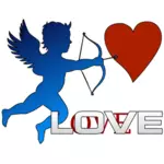 Cupid with arrow