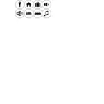 Selection of icons of NFC labels vector drawing