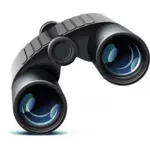 Vector illustration of photorealistic binoculars