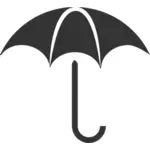 Déšť ochranu piktogram Vektor Klipart