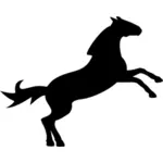 Vector image of a horse