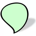 Burbuja verde vacíela