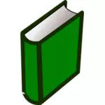 Arte del clip del libro tapa dura verde