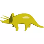 Triceratops vector graphics