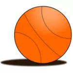 ציור וקטורי כדור כדורסל