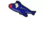 ジャンボ ジェット機の漫画のベクトル