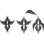 Iconische vleugels vector afbeelding