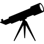 גרפיקה וקטורית של pictogram טלסקופ