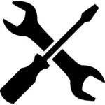Vector graphics of tools or settings pictogram